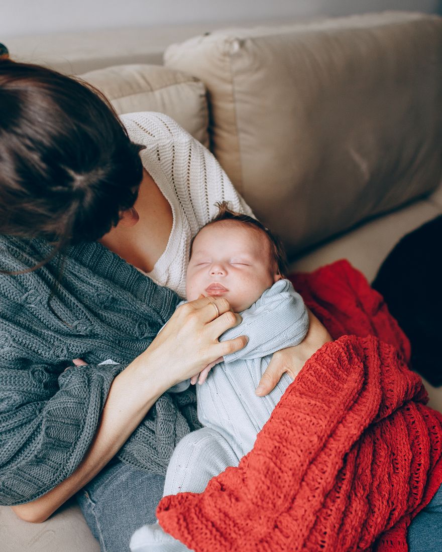 Hero · Nanny + toddler, warm afternoon